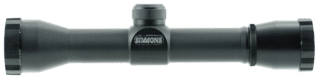 Simmons ProHunter riflescope with 4x32mm magnification features a truplex reticle and capped turrets